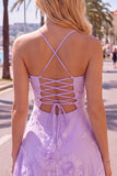 Dark Green A Line Short Homecoming Dress with Lace-up Back