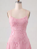 Dark Green A Line Short Homecoming Dress with Lace-up Back