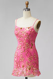 Dark Green Jacquard Ruffled Short Homecoming Dress