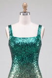 Sequin Bodycon Royal Blue and Gold Short Homecominmg Dress