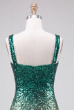 Sequin Bodycon Royal Blue and Gold Short Homecominmg Dress