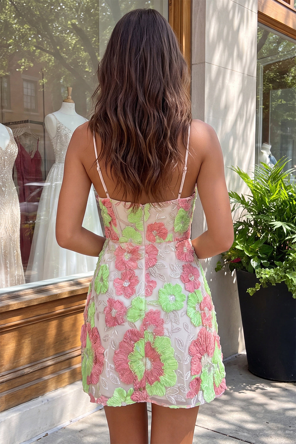 pink and green hoco dress ZAPAKA Women Black Homecoming Dress with Appliques Sweetheart Sleeveless Bodycon Party Dress, Green / US26W