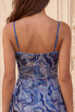 Blue Sequin Bodycon Short Homecoming Dress