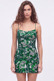Light Green Bodycon Sequin Homecoming Dress with Lace-up Back