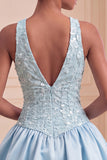 Halter Olive A Line Short Homecoming Dress with Sequins