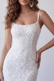 White Bodycon Beaded Sequin Short Homecoming Dress with Lace