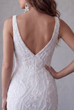 White Bodycon Beaded Sequin Homecoming Dress with Slit