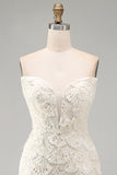 Ivory Bodycon Strapless Short Homecoming Dress with Sequins