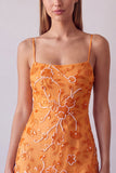 Green Beaded Spaghetti Straps Bodycon Short Homecoming Dress