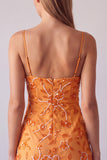 Green Beaded Spaghetti Straps Bodycon Short Homecoming Dress
