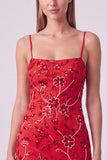 Green Beaded Spaghetti Straps Bodycon Short Homecoming Dress