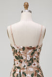 Corset Sequin Light Khaki Bodyocn Homecoming Dress