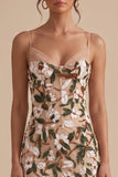 Corset Sequin Light Khaki Bodyocn Homecoming Dress