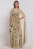Burnout Velvet Terracotta Long Bridesmaid Dress with Cape