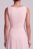 Blush Chiffon Beaded A Line 2 Piece Mother of the Bride Dress with Cape