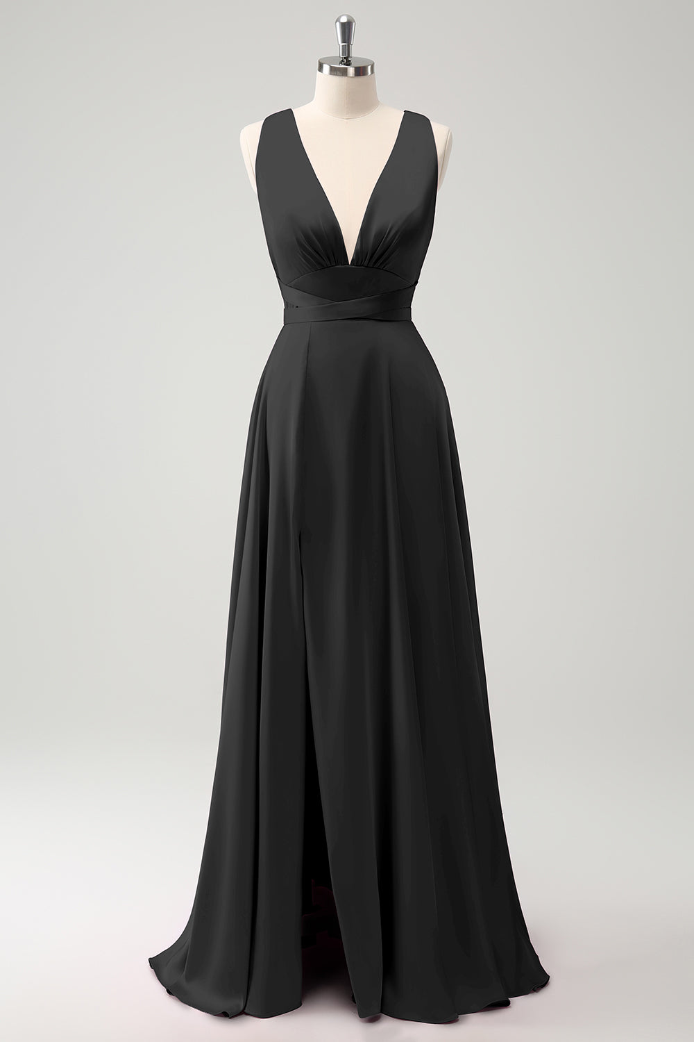 deep v neck backless maxi dress RARA Deep V-Neck Backless MAXI DRESS OHMABELLA