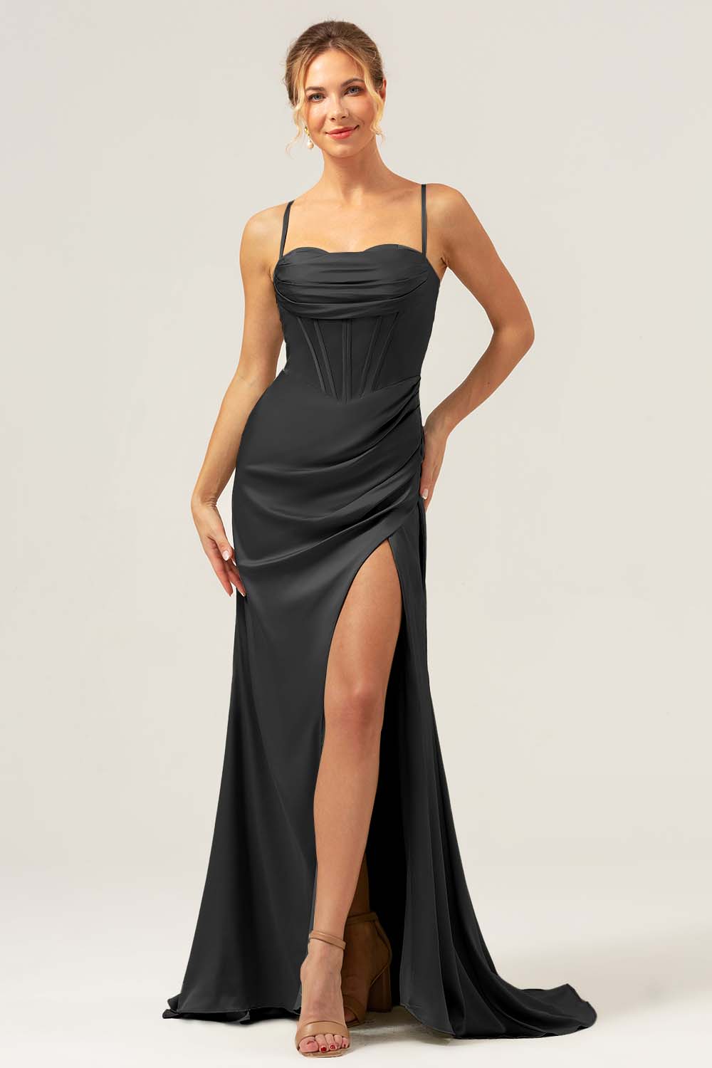 martini bridesmaid dress Martini Bridesmaid Dress Matte Satin Size 2X