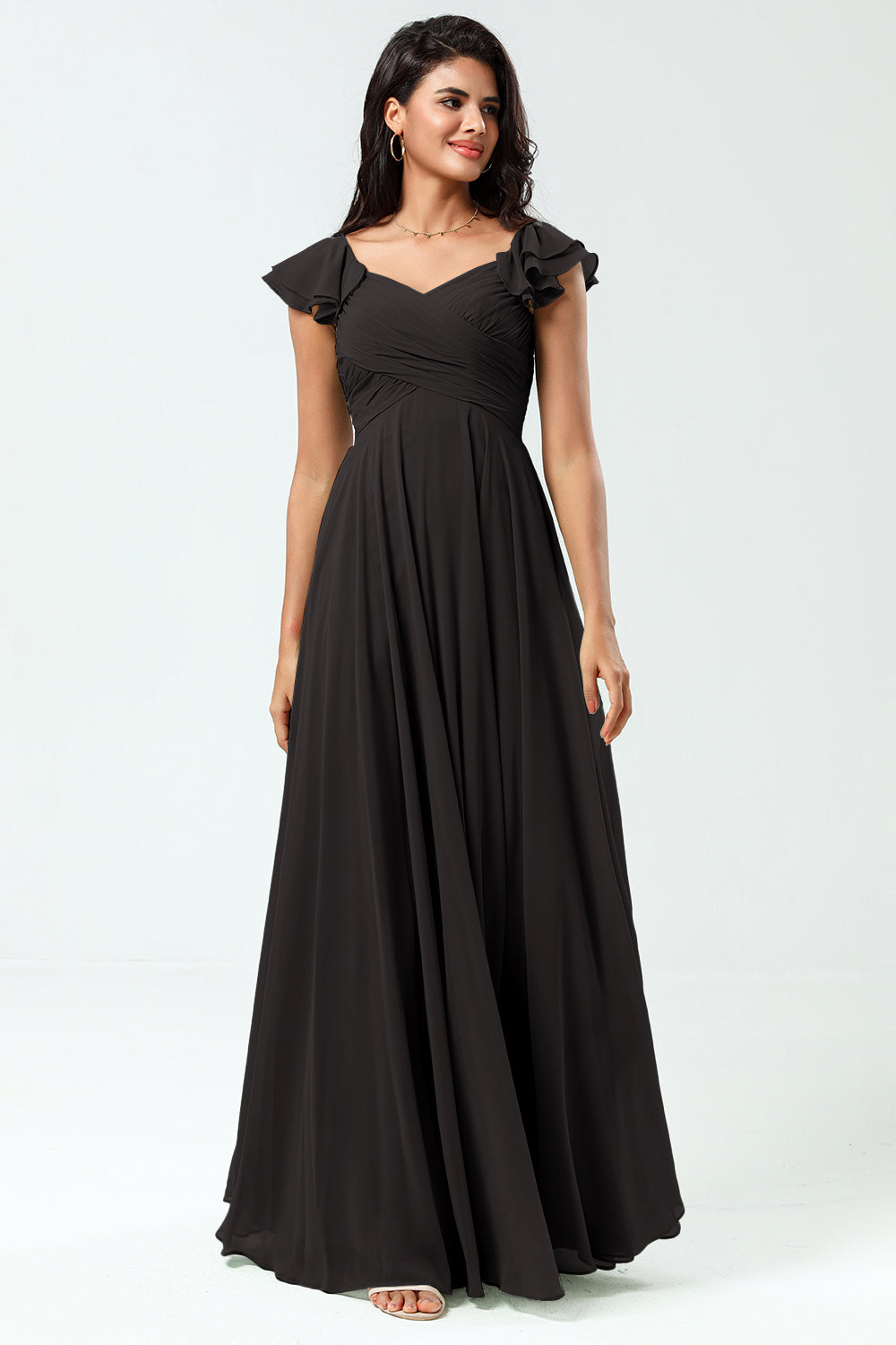 Wedtrend Women Chiffon Bridesmaids Tiered Lace-Up Back Cross A Line Floor Length Bridesmaid Dress Wedding Party Formal Dress WEDTREND Wedtrend Women Chiffon Bridesmaids Tiered Lace-Up Back Cross A Line Floor Length Bridesmaid Dress Wedding Party Formal Dress WEDTREND