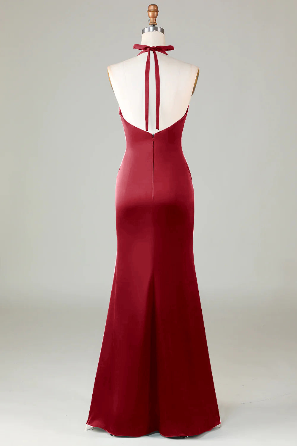 b. darlin halter v-neck ruched waist satin homecoming dress reviews Jemima Hot Pink Sheath Plunging V Halter Satin Homecoming Dress