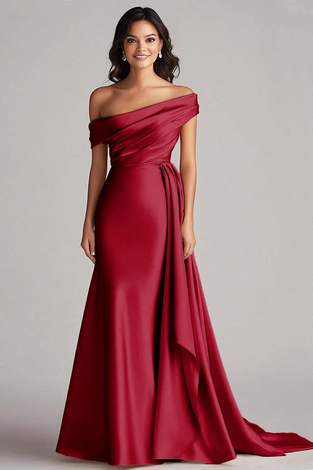 champagne red dress Sparkly V Neck Burgundy Champagne Long Prom Dresses with Train, Shiny jbydress