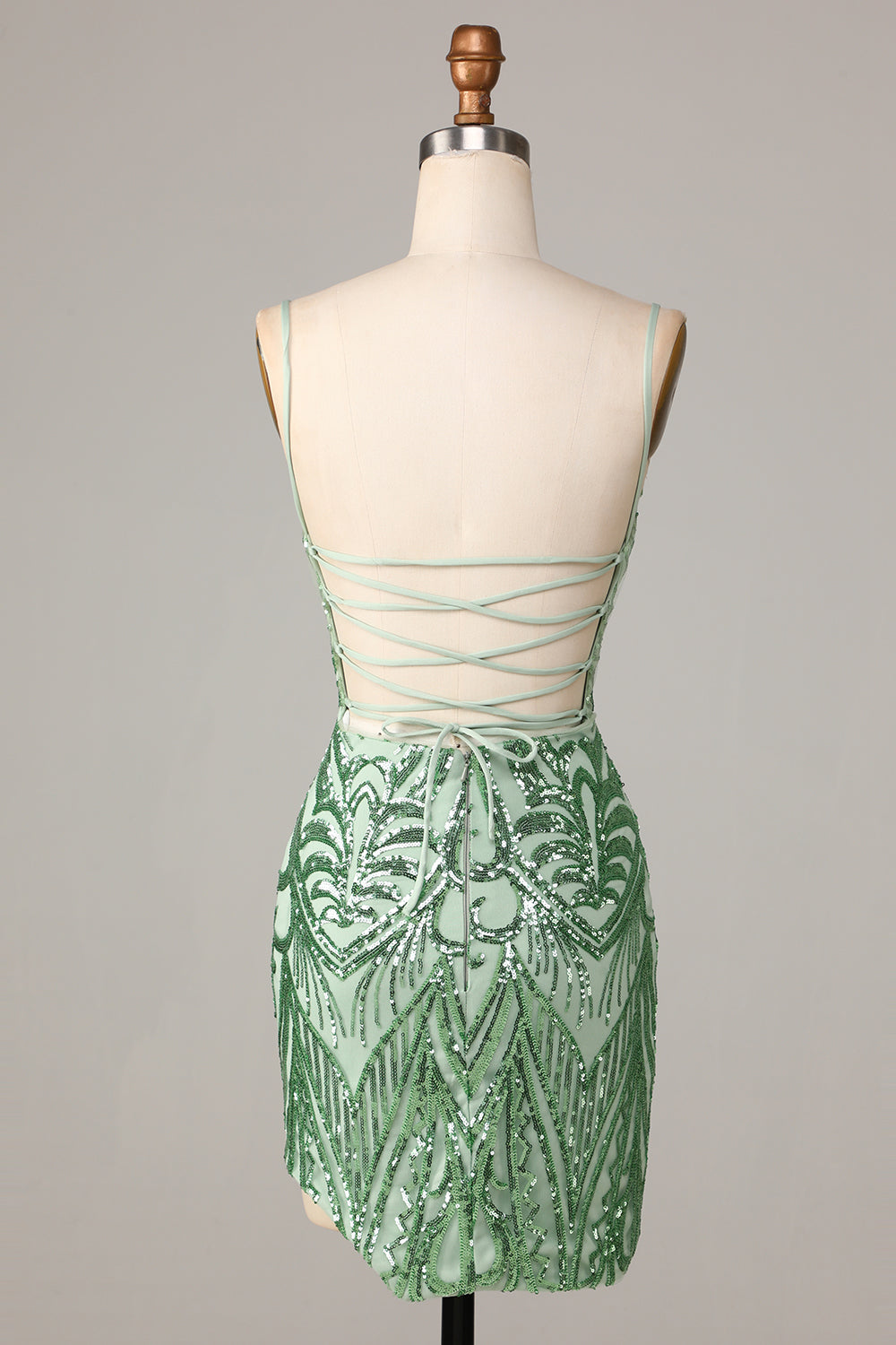 Wedtrend Women Stylish Green Sequins Short Homecoming Dress Bodycon Spaghetti Straps Backless Cocktail Party Dress WEDTREND Wedtrend Women Stylish Green Sequins Short Homecoming Dress Bodycon Spaghetti Straps Backless Cocktail Party Dress WEDTREND