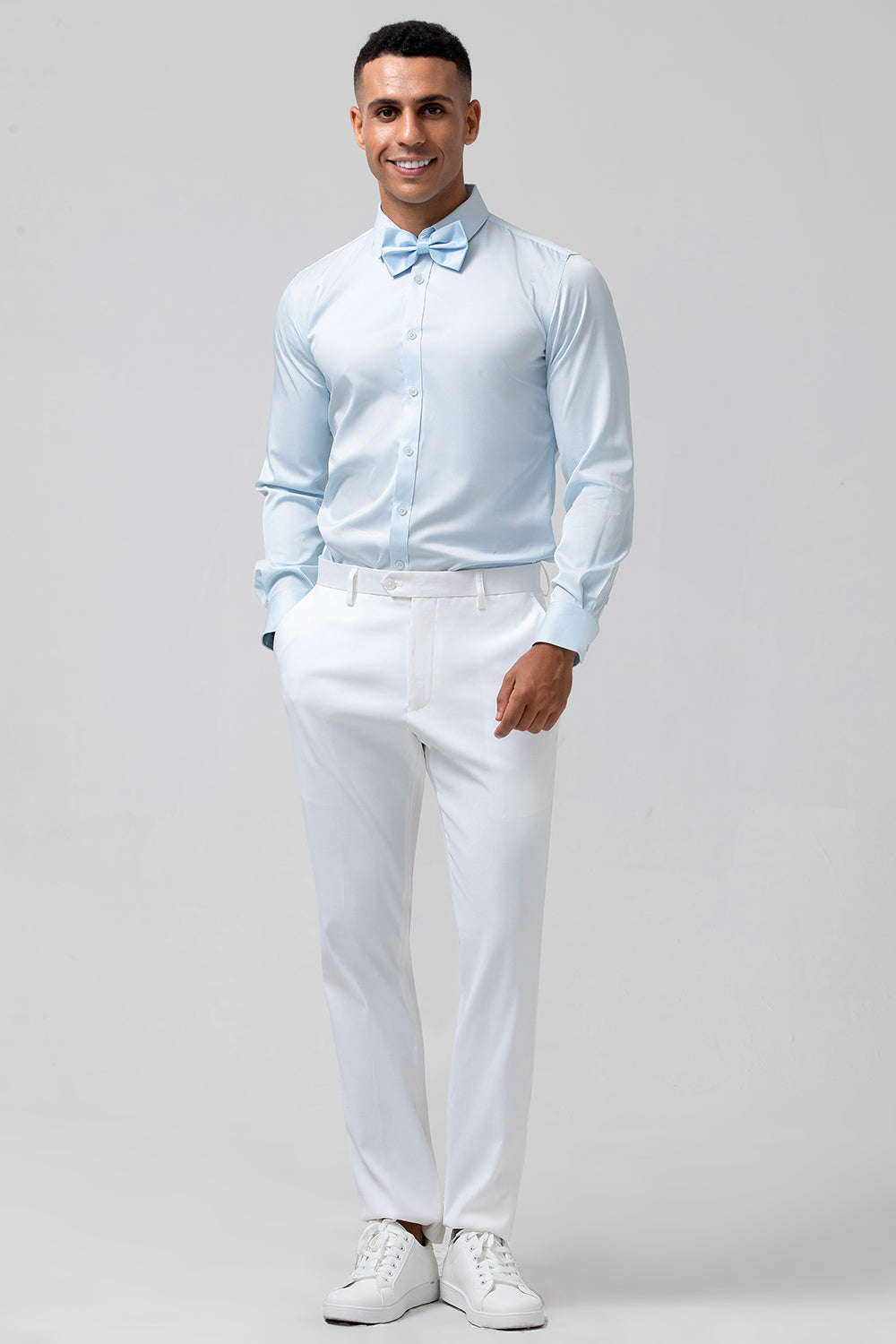 Wedtrend Men's Wedding Suits Light Blue Floral Peak Lapel One Button 2 Piece Prom Suits WEDTREND Wedtrend Men's Wedding Suits Light Blue Floral Peak Lapel One Button 2 Piece Prom Suits WEDTREND
