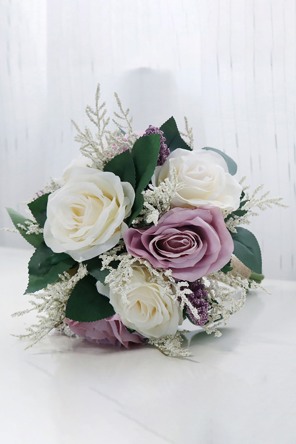Elegant/Fascinating Round Silk Flower Bridal Bouquets/Bridesmaid Bouquets