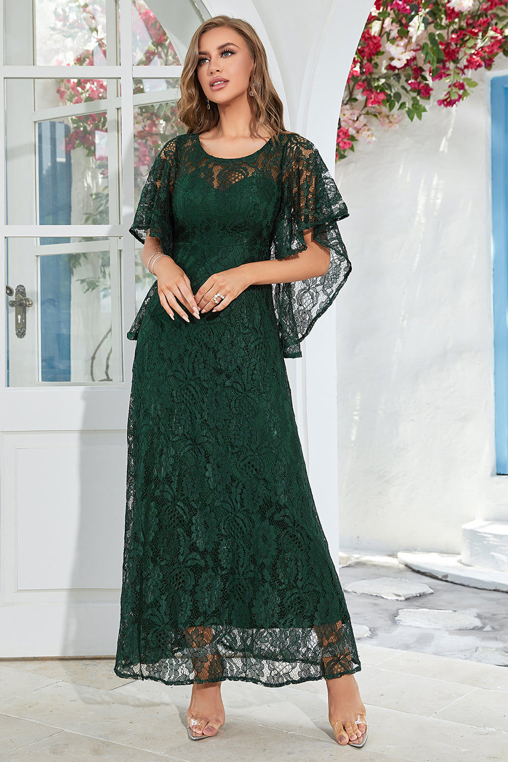 Semi Formal Casual Lace Dress For Old Rose Color Cocktail Dress WEDTREND Women Dusty Rose Evening Semi Formal Casual Lace Dress For Old Rose Color Cocktail Dress WEDTREND Women Dusty Rose Evening
