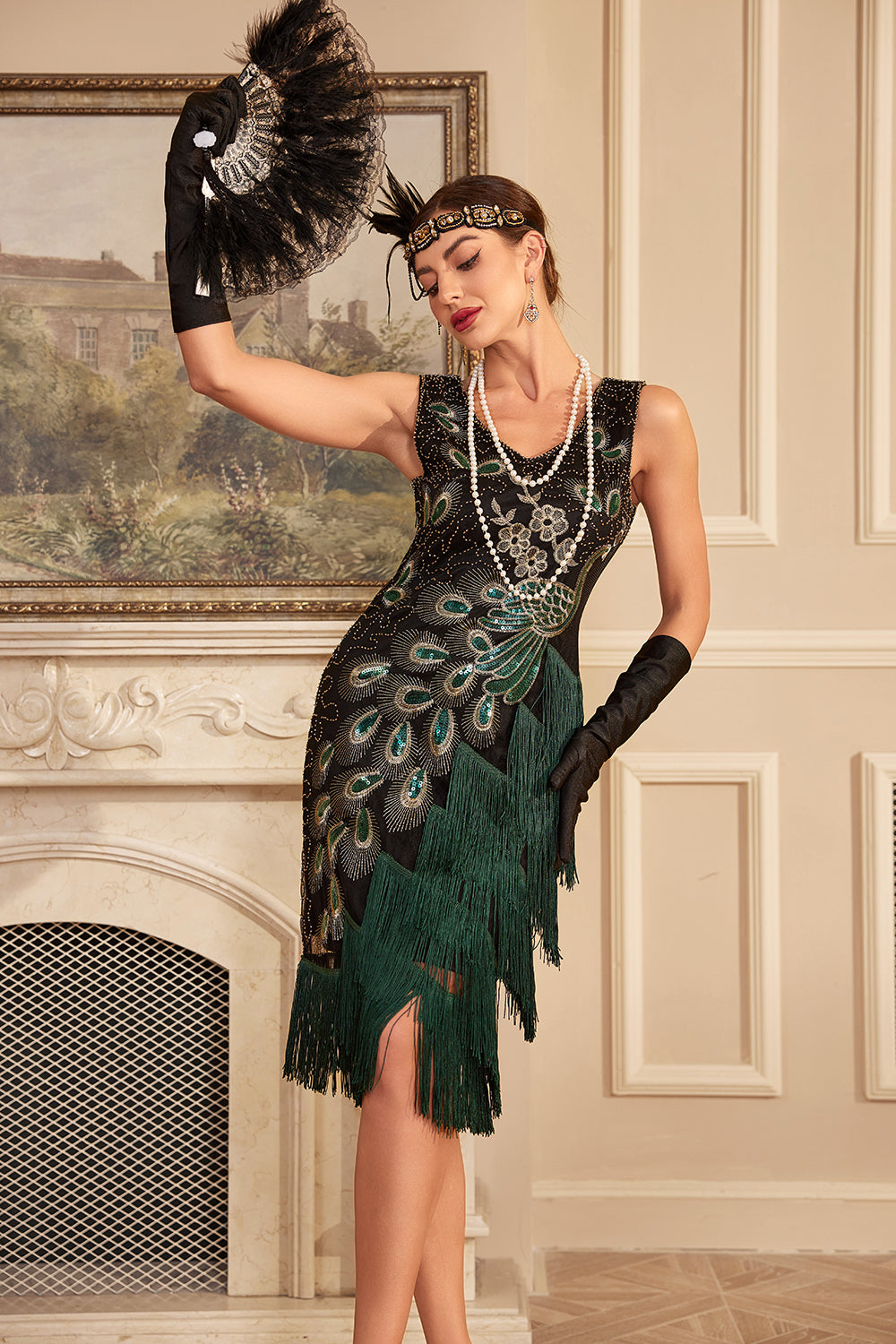In The New Look Flapper Dress Limited Edition Wedtrend Women Sparkly Black Sequins Fringed 1920s Flapper In The New Look Flapper Dress Limited Edition Wedtrend Women Sparkly Black Sequins Fringed 1920s Flapper