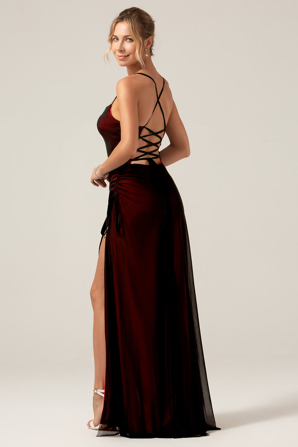 Wedtrend Women Plus Size Black Red Bridesmaid Dress Sheath Vintage 90s Prom Dress Spaghetti Straps Backless Maxi Wedding Guest Dress WEDTREND Wedtrend Women Plus Size Black Red Bridesmaid Dress Sheath Vintage 90s Prom Dress Spaghetti Straps Backless Maxi Wedding Guest Dress WEDTREND