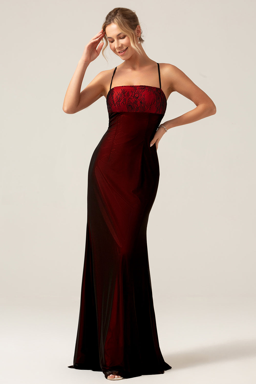 red and black sheath dress David Koma