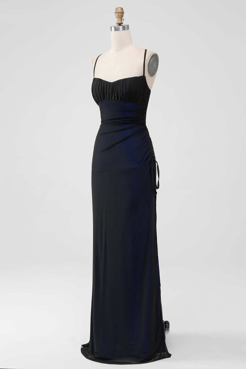 Wedtrend Women Black Red Bridesmaid Dress Sheath Spaghetti Straps Long Prom Dress WEDTREND Wedtrend Women Black Red Bridesmaid Dress Sheath Spaghetti Straps Long Prom Dress WEDTREND