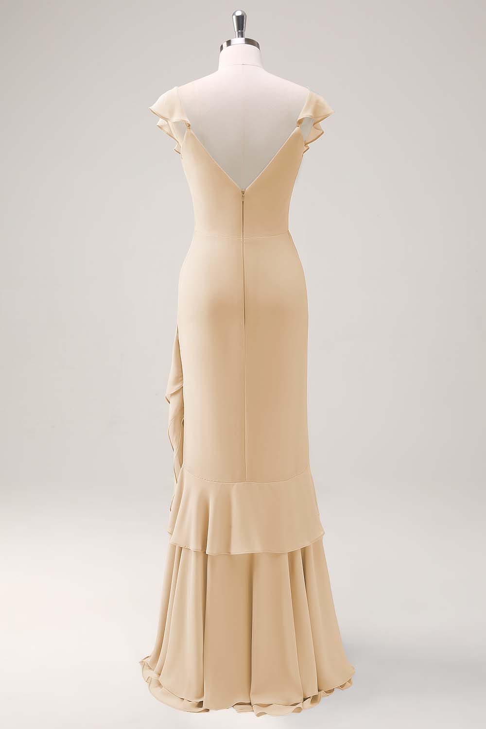 champagne and sage bridesmaid dresses Satin Mix ~ Moss Green + Rose Gold + Champagne