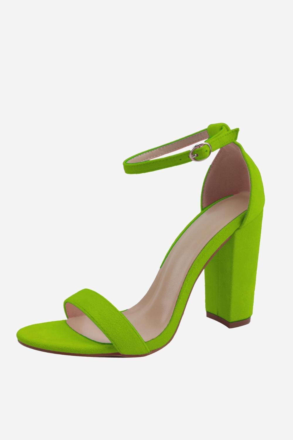 Neon chunky sandals deals