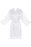Burgundy Satin Robe - Getting Ready Robe for Brides & Bridesmaids