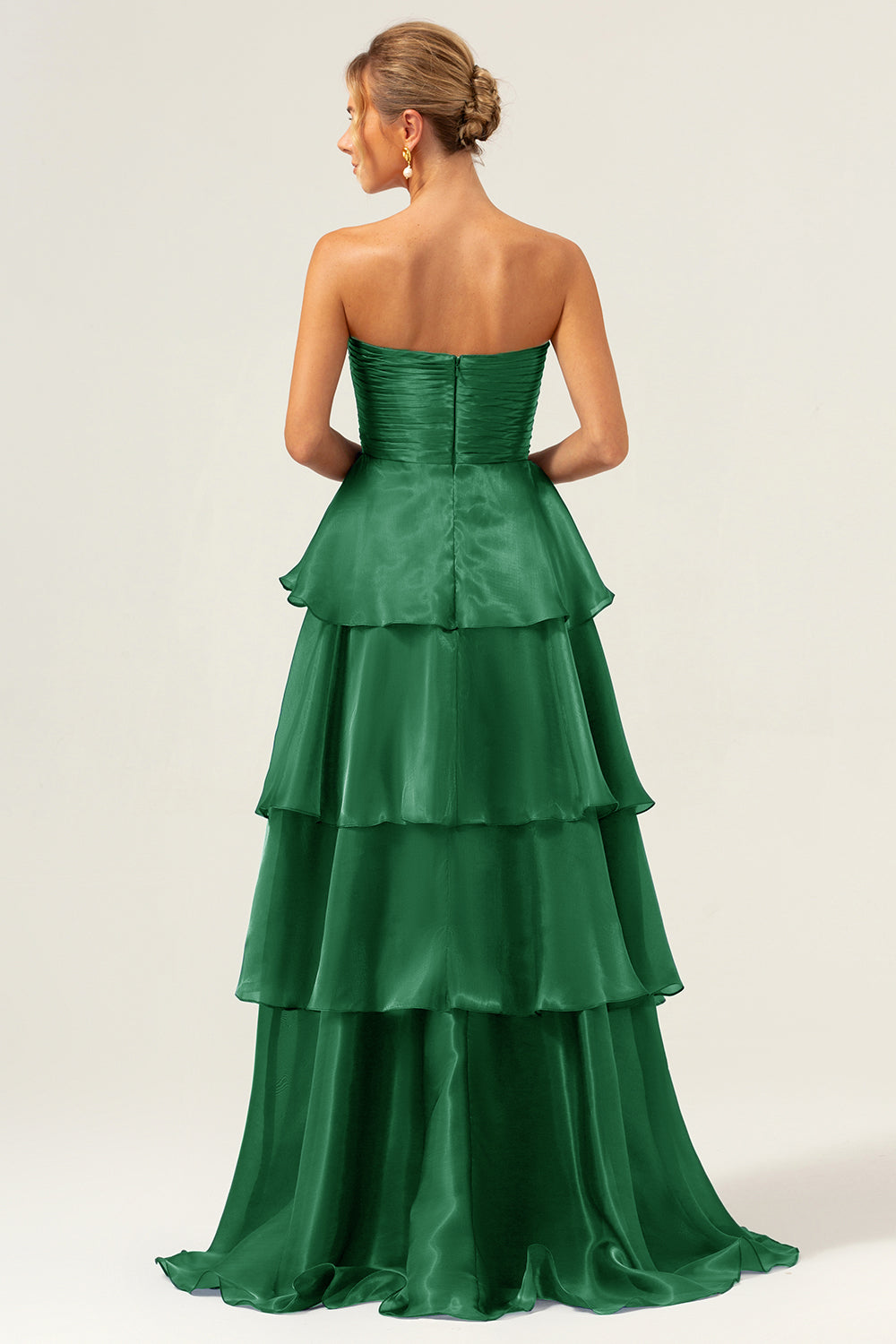 Wedtrend Women Dark Navy Tiered Maxi Dress A Line Strapless Wedding Guest Dress Tiered Pleated Ruffled Prom Dress WEDTREND Wedtrend Women Dark Navy Tiered Maxi Dress A Line Strapless Wedding Guest Dress Tiered Pleated Ruffled Prom Dress WEDTREND