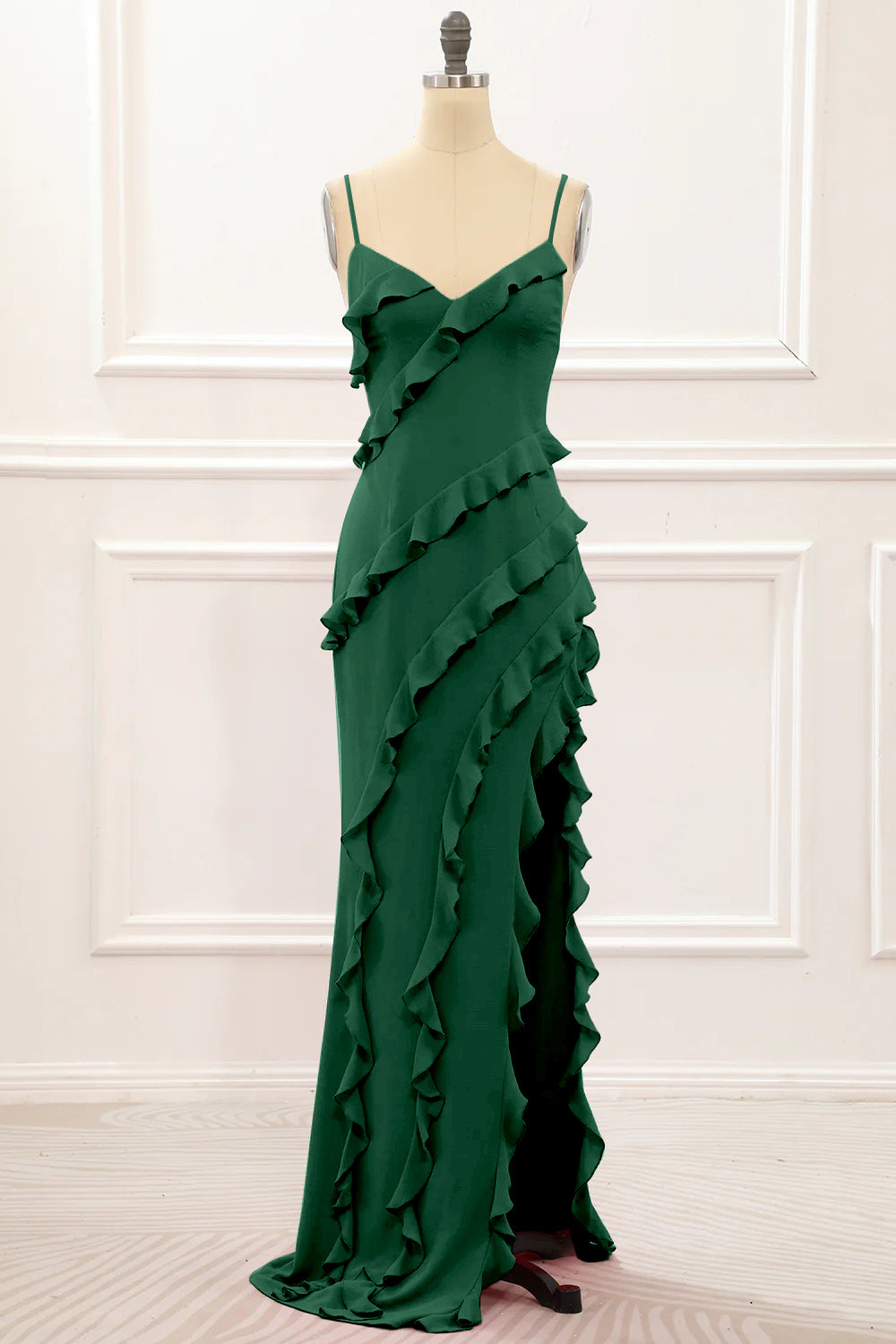 Wedtrend Women Jade Mermaid Bridesmaids Mermaid Spaghetti Straps Tiered Chiffon Floor Length Bridesmaid Dress Wedding Party Formal Dress WEDTREND Wedtrend Women Jade Mermaid Bridesmaids Mermaid Spaghetti Straps Tiered Chiffon Floor Length Bridesmaid Dress Wedding Party Formal Dress WEDTREND