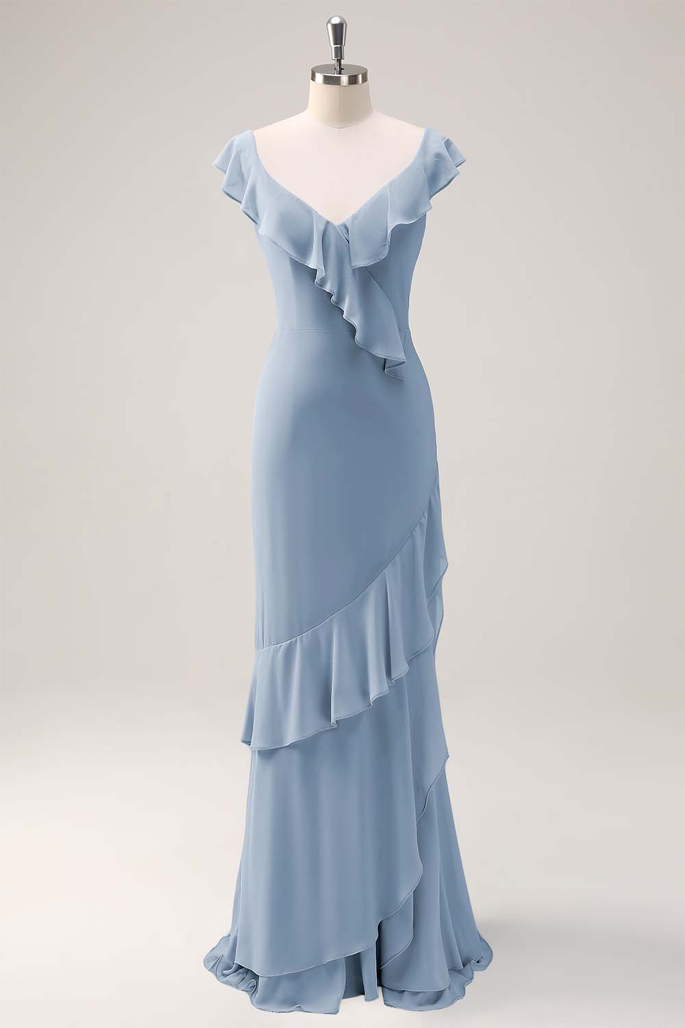 dusty blue and sage green bridesmaid dresses Dive into the enchanting depths of deep sea blue bridesmaid dresses. Tag your squad and lets make waves together! #DeepSeaDreams, Dress color: deep sea; mist, Dress style: TBQP510; TBQP549;