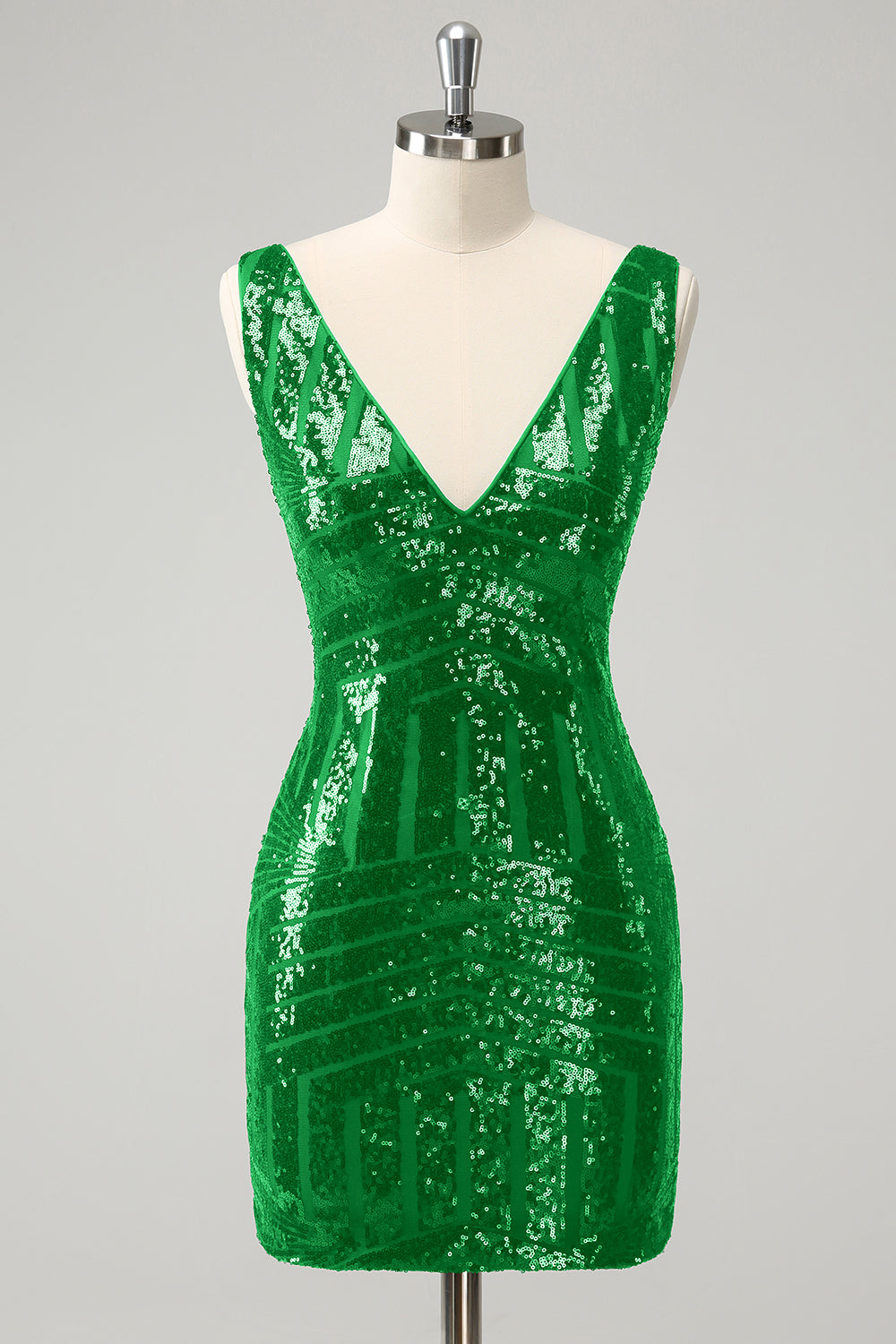 Wedtrend Women Stylish Dark Green Homecoming Dress with Detachable Skirt Bodycon V Neck Sequin Short Cocktail Dress WEDTREND Wedtrend Women Stylish Dark Green Homecoming Dress with Detachable Skirt Bodycon V Neck Sequin Short Cocktail Dress WEDTREND