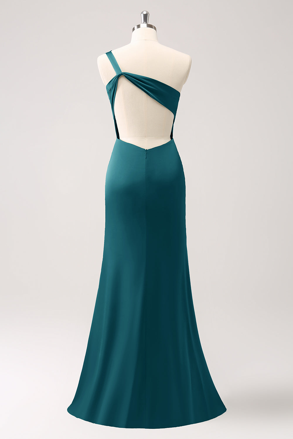 Wedtrend Women Elegant Bridesmaid Dress with Slit Mermaid One Shoulder Pleated Backless Wedding Party Guest Dress WEDTREND Wedtrend Women Elegant Bridesmaid Dress with Slit Mermaid One Shoulder Pleated Backless Wedding Party Guest Dress WEDTREND