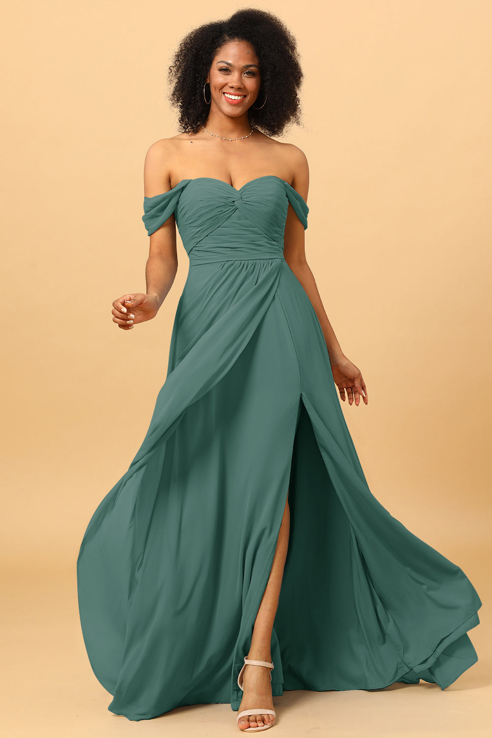 ruched bridesmaid dress Azazie Denisse Black Stretch Satin Bridesmaid Dresses