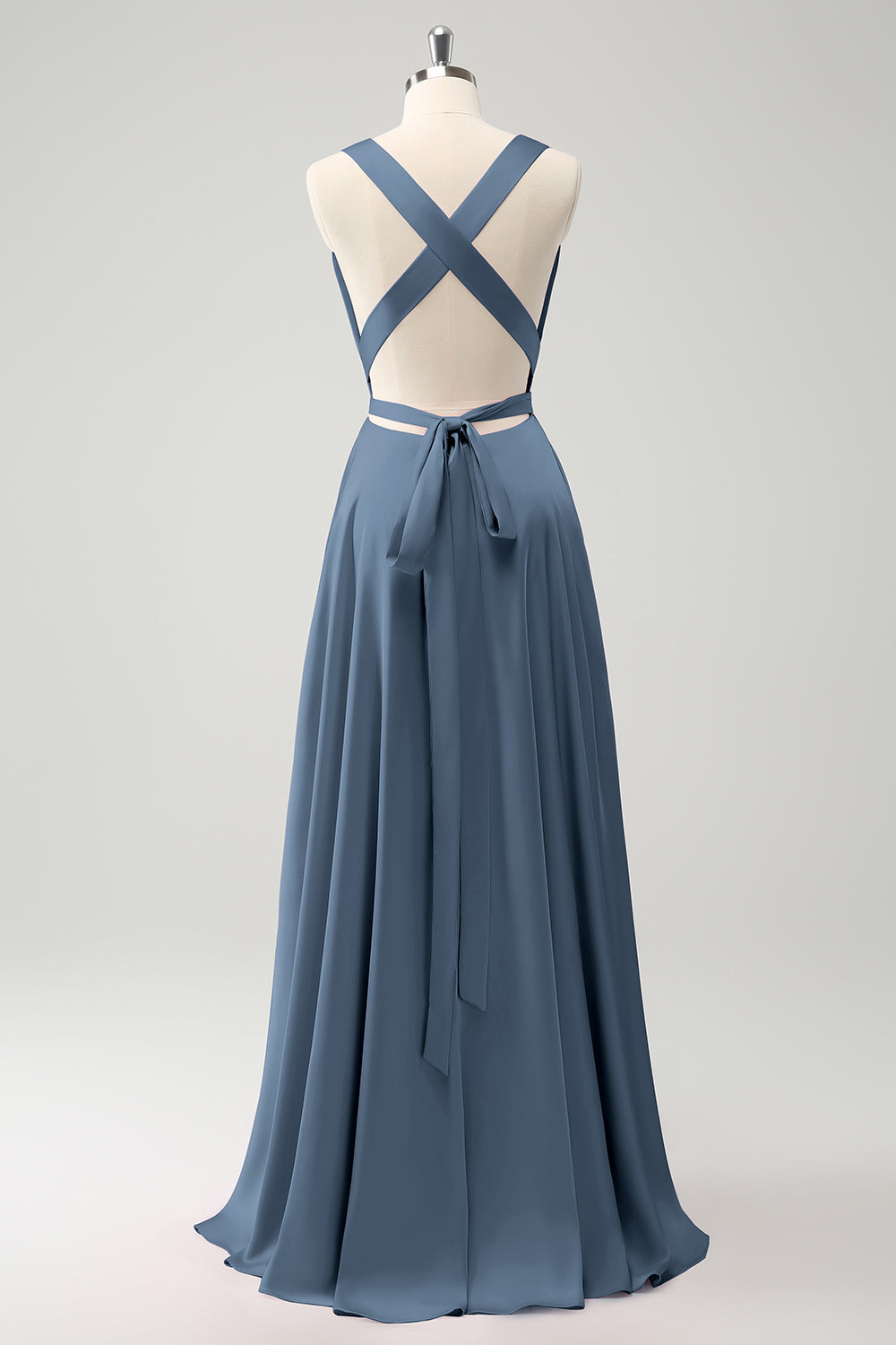 Wedtrend Women Burgundy Bridesmaid Dress with Slit A Line Deep V Neck Backless Long Wedding Guest Dress WEDTREND Wedtrend Women Burgundy Bridesmaid Dress with Slit A Line Deep V Neck Backless Long Wedding Guest Dress WEDTREND