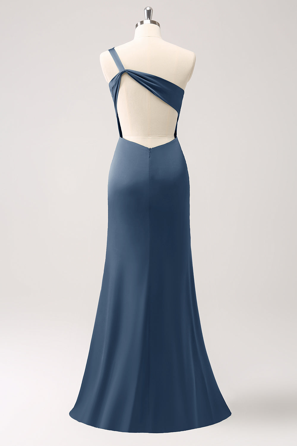 Wedtrend Women Elegant Bridesmaid Dress with Slit Mermaid One Shoulder Pleated Backless Wedding Party Guest Dress WEDTREND Wedtrend Women Elegant Bridesmaid Dress with Slit Mermaid One Shoulder Pleated Backless Wedding Party Guest Dress WEDTREND