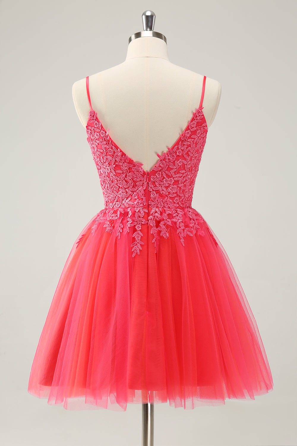 Wedtrend Women Cute Hot Pink Homecoming Dress with Appliques A Line Spaghetti Straps Sequin Short Cocktail Party Dress WEDTREND Wedtrend Women Cute Hot Pink Homecoming Dress with Appliques A Line Spaghetti Straps Sequin Short Cocktail Party Dress WEDTREND