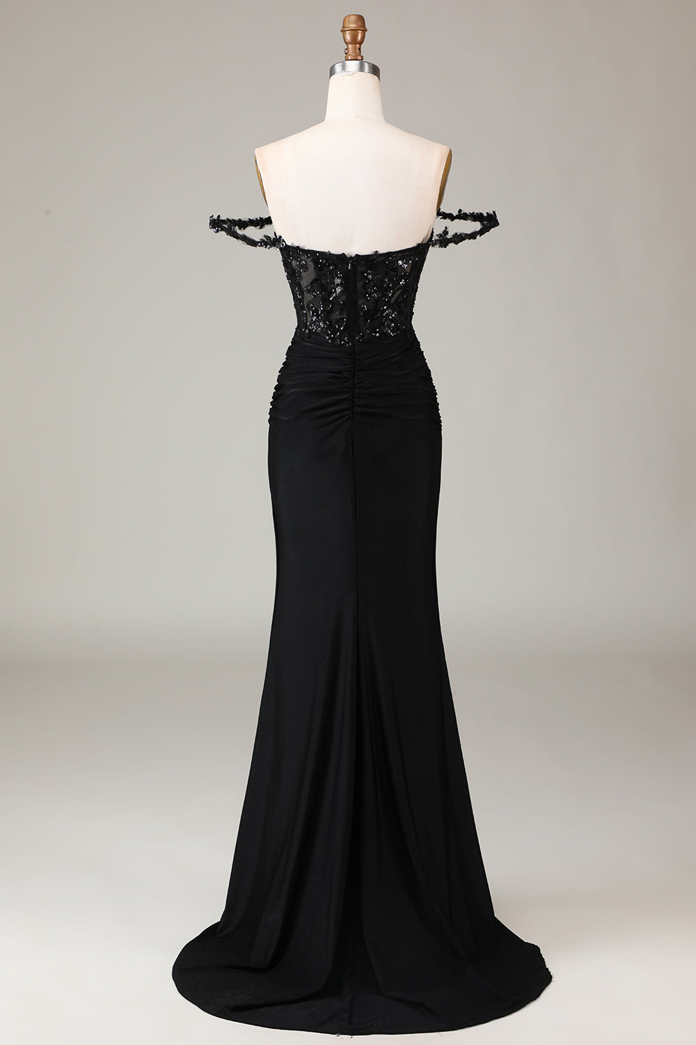 Wedtrend Women Sparkly Black Prom Dress Mermaid Off The Shoulder Sequins Corset Long Evening Party Dress WEDTREND Wedtrend Women Sparkly Black Prom Dress Mermaid Off The Shoulder Sequins Corset Long Evening Party Dress WEDTREND