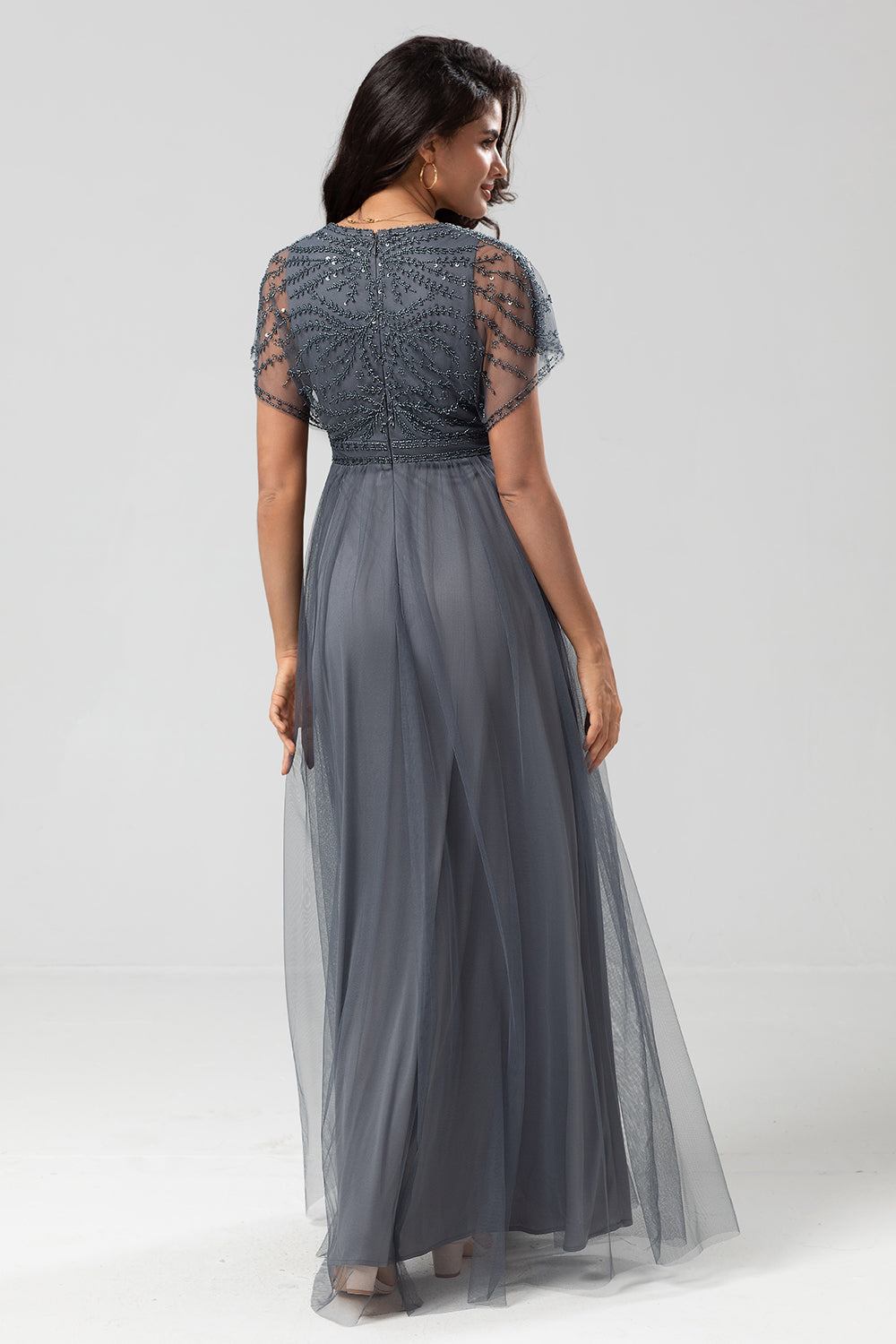 Wedtrend Women Beaded Green Bridesmaid Dress Beaded Embroidered Tulle A-Line Eucalyptus Wedding Guest Dress WEDTREND Wedtrend Women Beaded Green Bridesmaid Dress Beaded Embroidered Tulle A-Line Eucalyptus Wedding Guest Dress WEDTREND