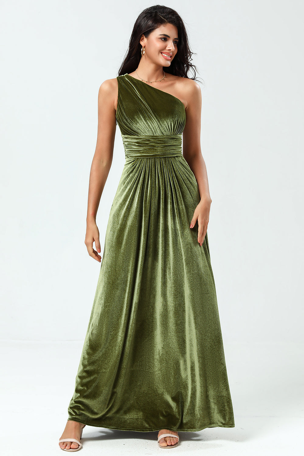 velvet one shoulder ruched maxi dress Express Cocktail & Party Velvet One Shoulder Ruched Maxi Dress at Hamilton Place in Chattanooga, TN