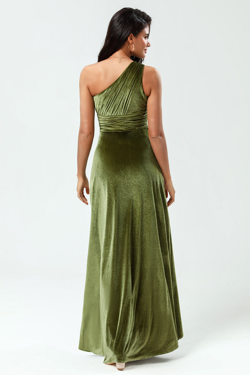 velvet one shoulder ruched maxi dress Express Cocktail & Party Velvet One Shoulder Ruched Maxi Dress at Hamilton Place in Chattanooga, TN
