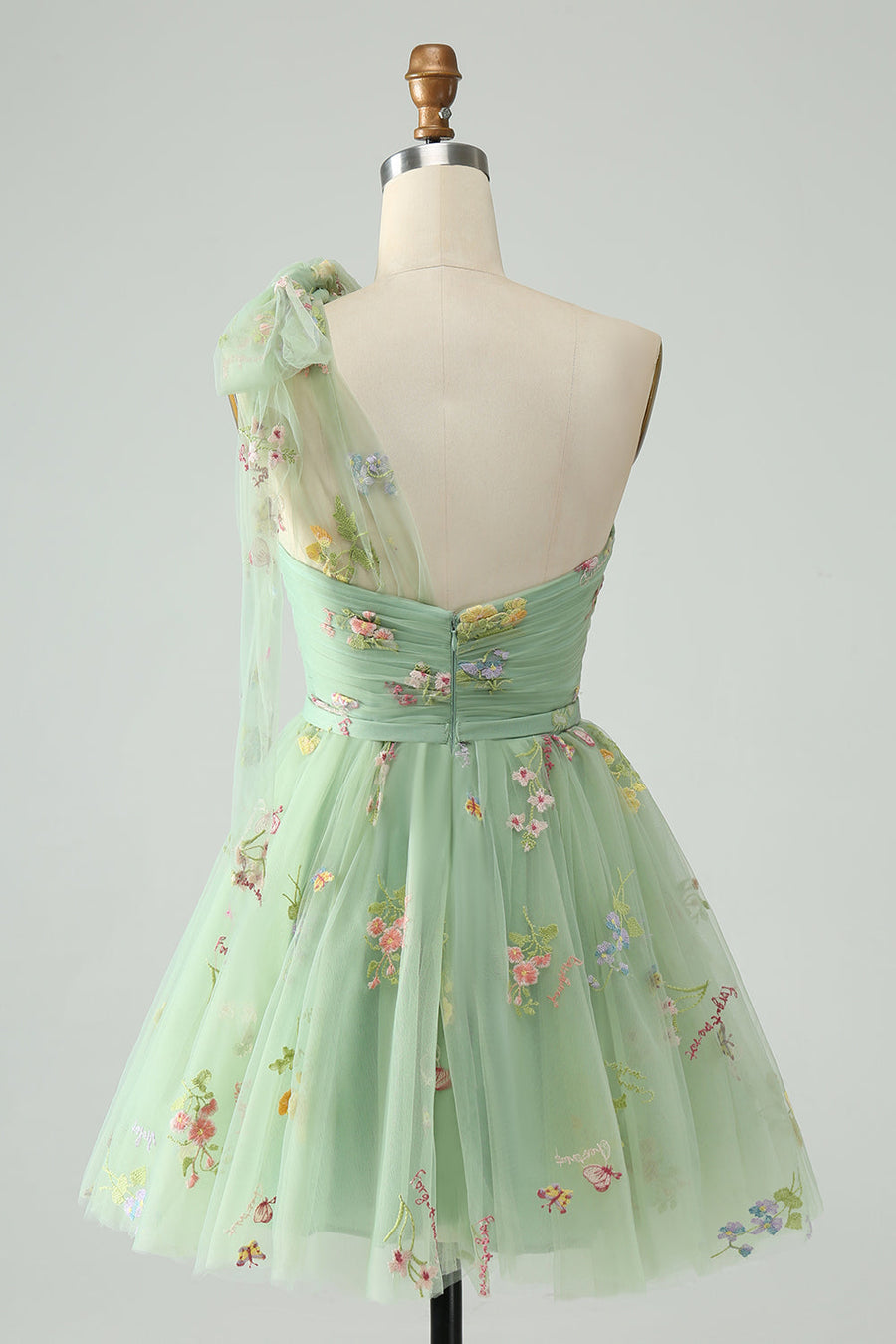 5 drawer wood dresser Cute V Neck Backless Green Short Prom Dresses, Backless Green Homecomi –  Shiny Party main image 1
