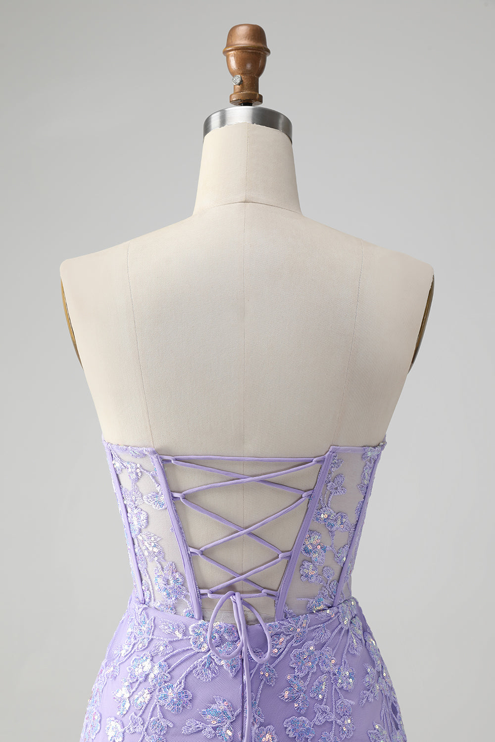 light purple lace bodycon dress Athena Ypsilon Dresses